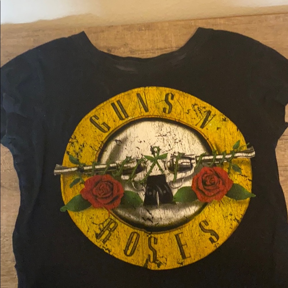 Guns N Roses Crop Tee